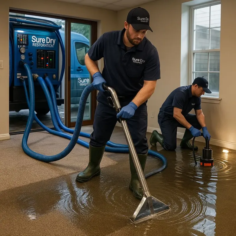 Water Extraction and Removal process in Saint Anthony, MN